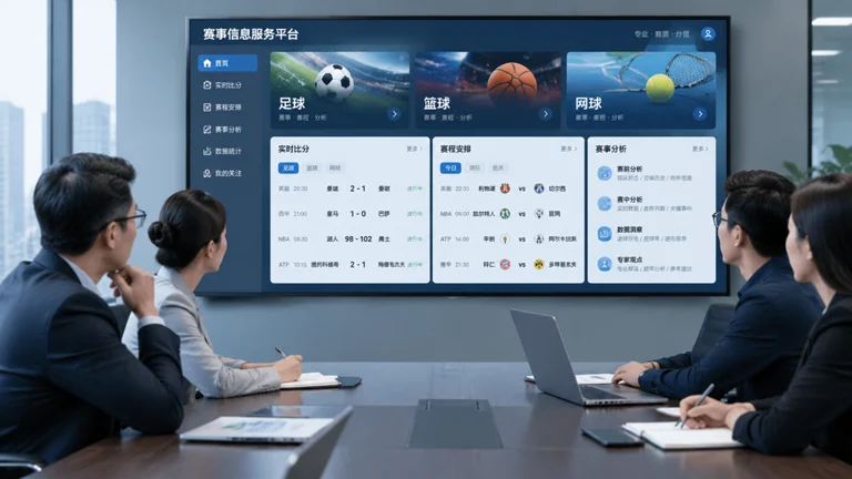 企业采购团队评估kaiyun赛事数据服务的办公场景